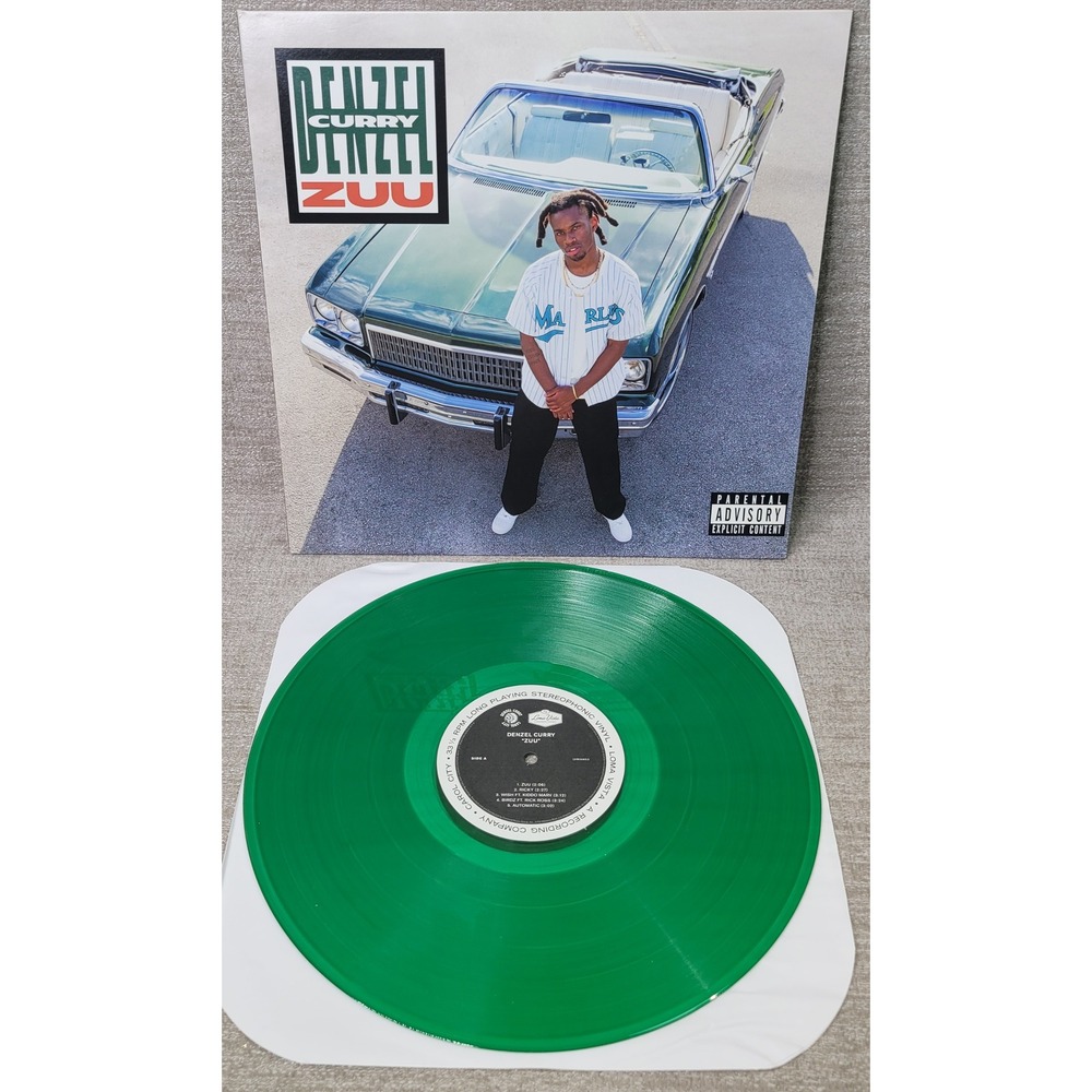Denzel Curry ZUU Vinyl LP Limited Edition Translucent Green Record